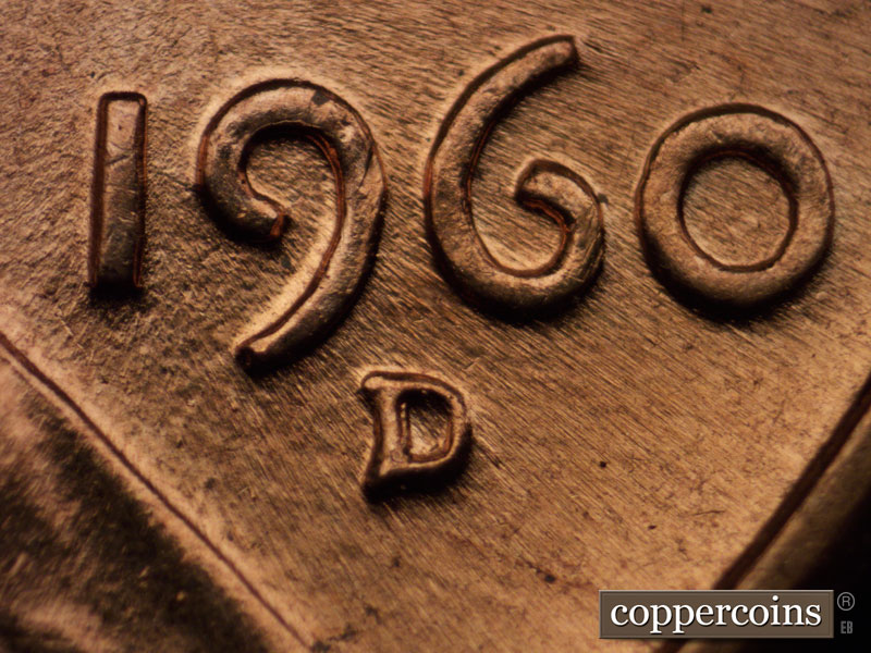 Die-stage C marker on 1960D•1MM•043 showing Date for reference.