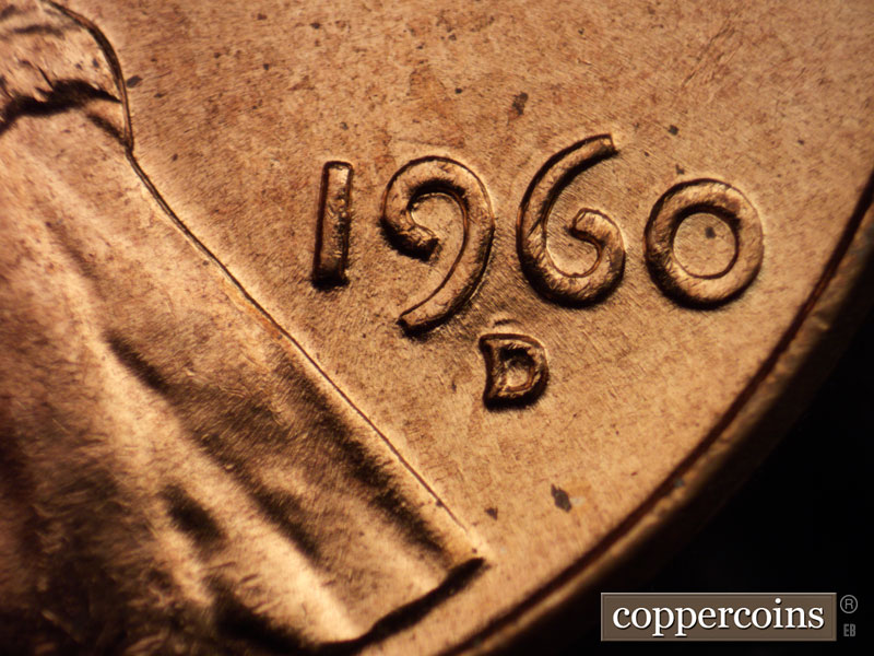 Die-stage B marker on 1960D•1MM•064 showing Date for reference.