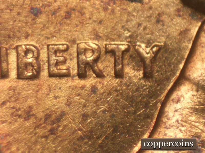 Die-stage B marker on 1960D•1MM•066 (1960 Repunched Mint Mark).