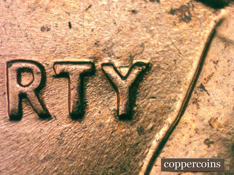 Die-stage C marker on 1960D•1MM•076 (1960 Repunched Mint Mark).