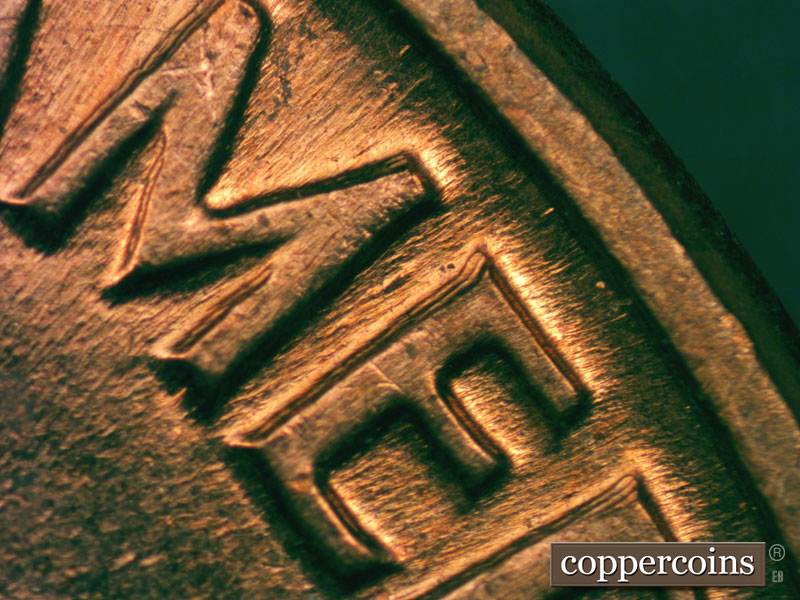 Die-stage C marker on 1960D•1MM•076 (1960 Repunched Mint Mark).