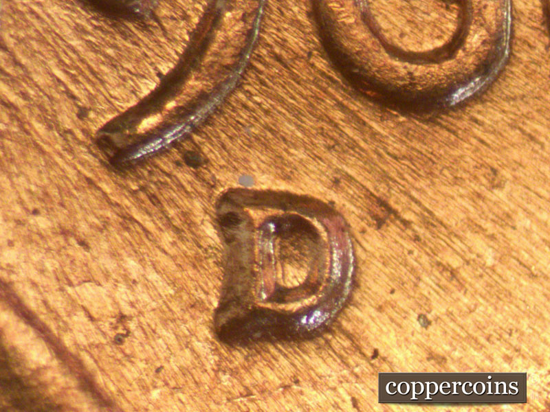 1960 Lincoln cent obverse, CopperCoins die 1960D•1MM•078.
