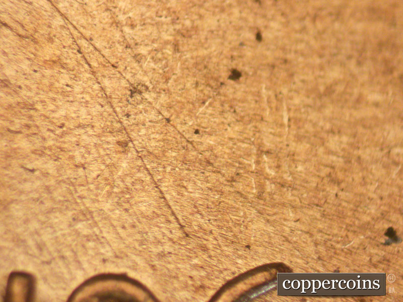 Die-stage B marker on 1960D•1MM•078 (1960 Repunched Mint Mark).
