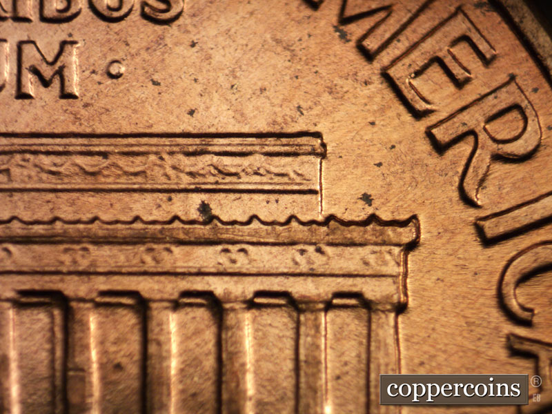 Die-stage C marker on 1960D•1MM•084 (1960 Repunched Mint Mark).