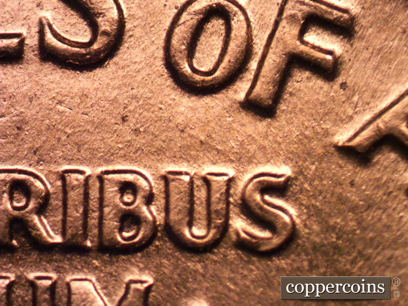 Die-stage C marker on 1960D•1MM•087 (1960 Repunched Mint Mark).