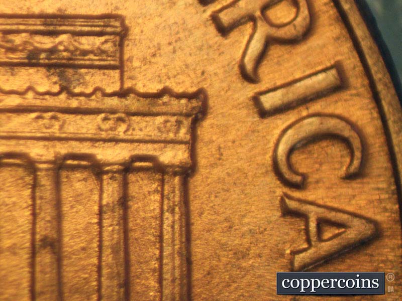 Die-stage C marker on 1960D•1MM•104 (1960 Repunched Mint Mark).