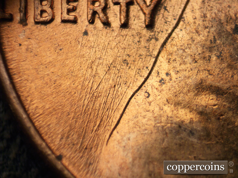 Die-stage C marker on 1960D•1MM•109 (1960 Repunched Mint Mark).