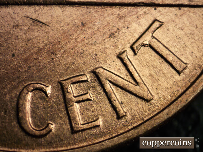 Die-stage C marker on 1960D•1MM•116 (1960 Repunched Mint Mark).