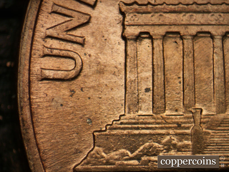 Die-stage A marker on 1960D•1MM•120 (1960 Repunched Mint Mark).