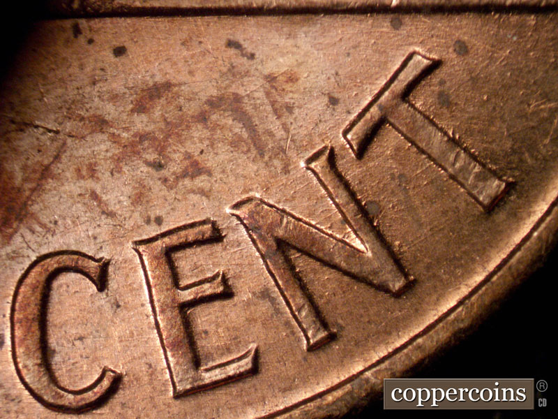 Die-stage B marker on 1960D•1MM•120 (1960 Repunched Mint Mark).