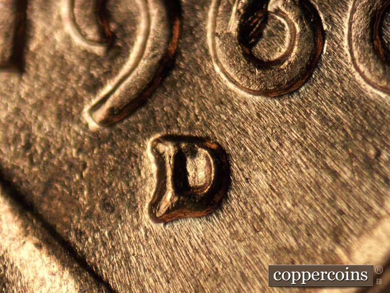 1960 Lincoln cent obverse, CopperCoins die 1960D•1MM•133.