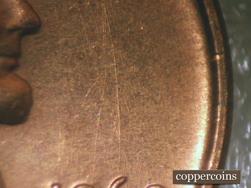 Die-stage A marker on 1960D•1MM•135 (1960 Repunched Mint Mark).