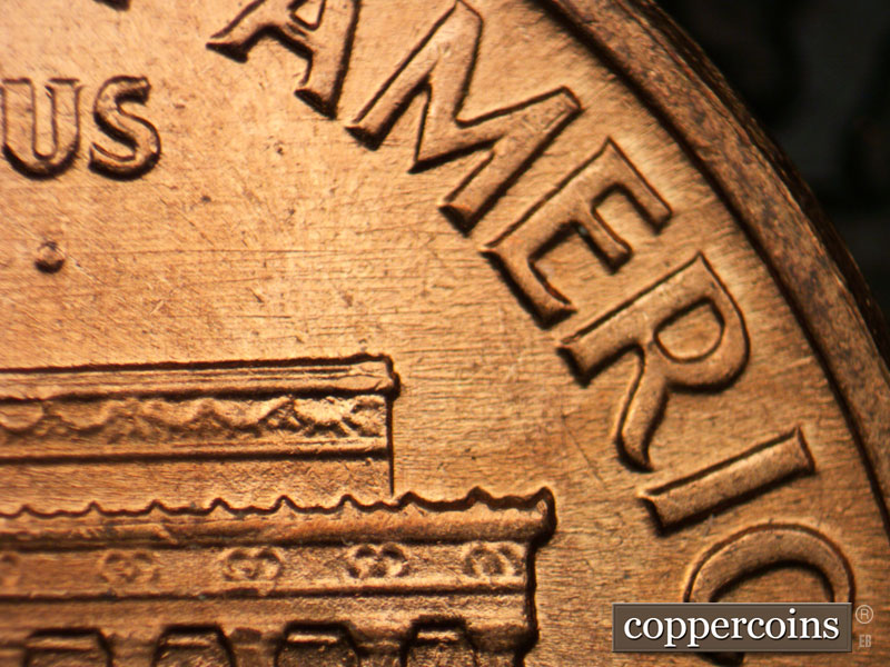 Die-stage B marker on 1960D•1MM•138 (1960 Repunched Mint Mark).