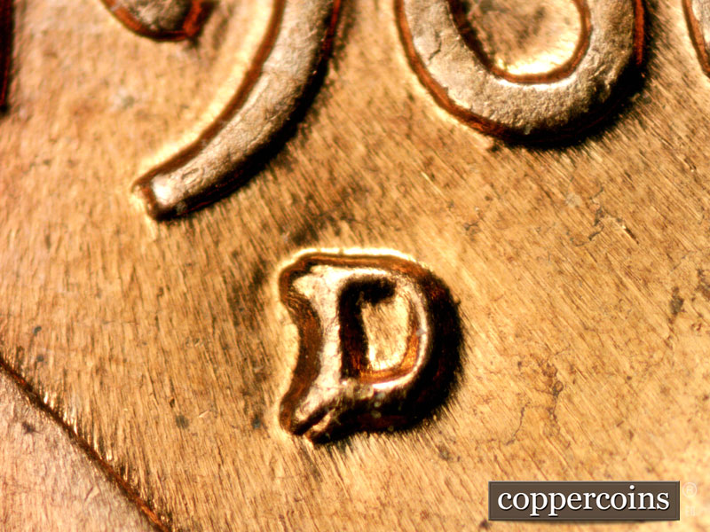1960 Lincoln cent obverse, CopperCoins die 1960D•1MM•147.