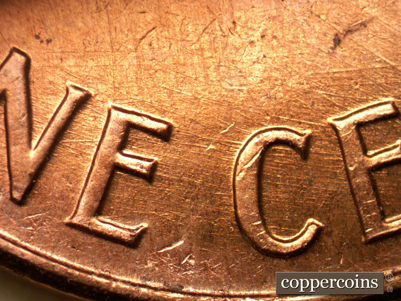Die-stage A marker on 1960D•1MM•165 (1960 Repunched Mint Mark).