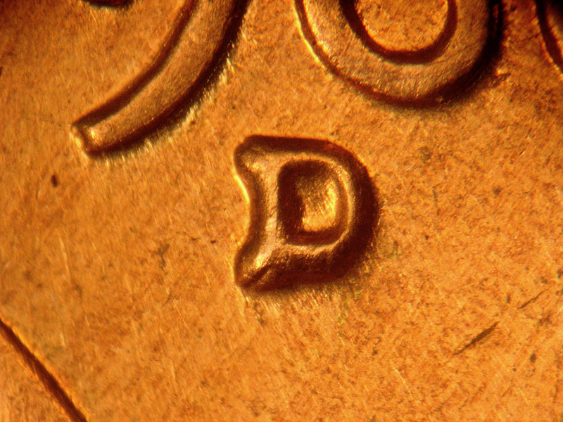 1960 Lincoln cent obverse, CopperCoins die 1960D•1MM•172.