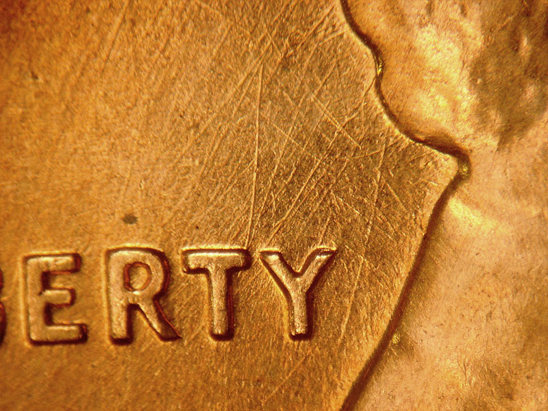 Die-stage B marker on 1960D•1MM•172 (1960 Repunched Mint Mark).