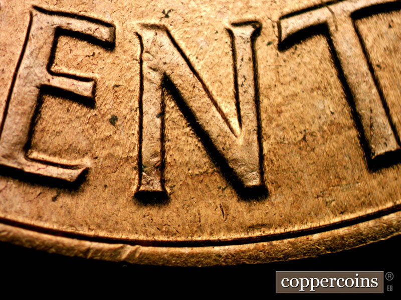 Die-stage B marker on 1960D•1MM•175 (1960 Repunched Mint Mark).