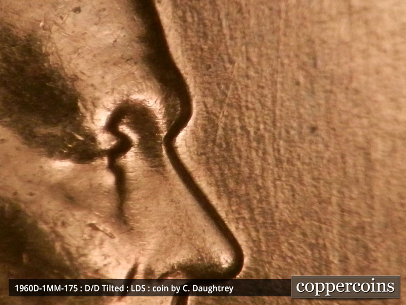 Die-stage C marker on 1960D•1MM•175 (1960 Repunched Mint Mark).