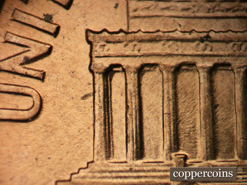 Die-stage A marker on 1960D•1MM•177 (1960 Repunched Mint Mark).