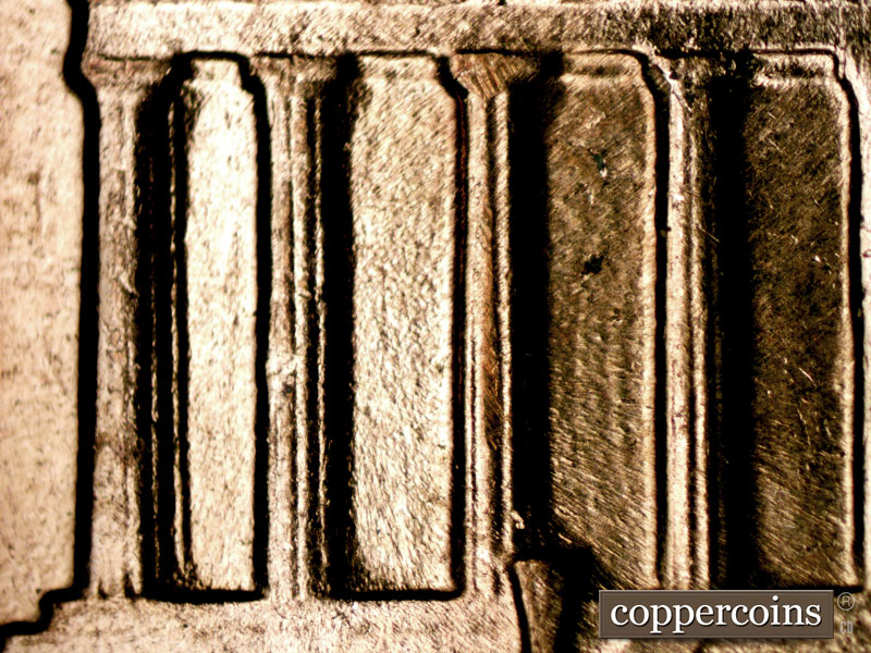 Die-stage B marker on 1960D•1MM•189 (1960 Repunched Mint Mark).