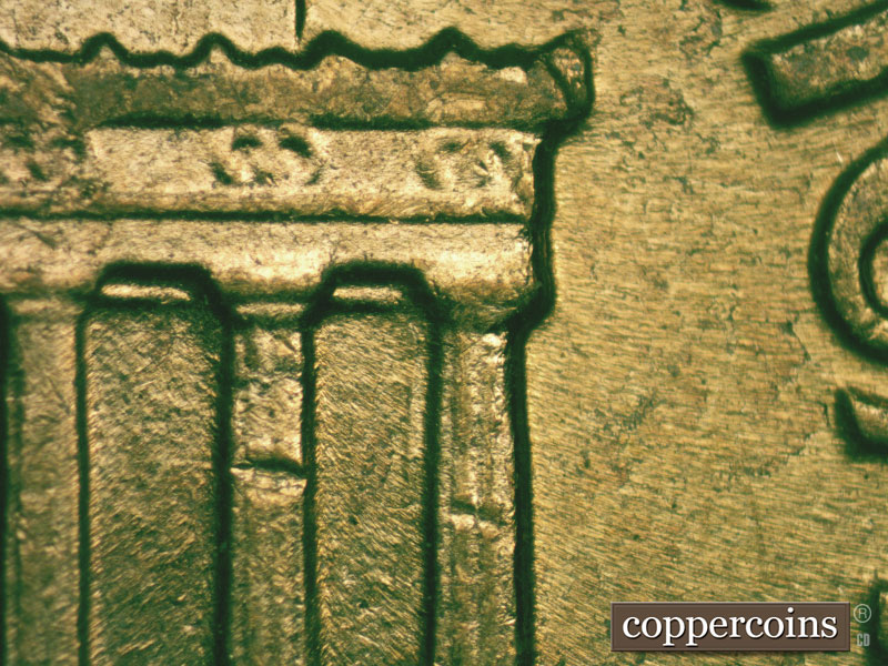 Die-stage C marker on 1960D•1MM•189 (1960 Repunched Mint Mark).