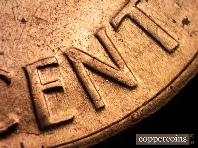 Die-stage C marker on 1960D•1MM•198 (1960 Repunched Mint Mark).