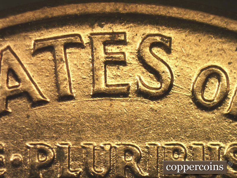 Die-stage C marker on 1960D•1MM•199 (1960 Repunched Mint Mark).