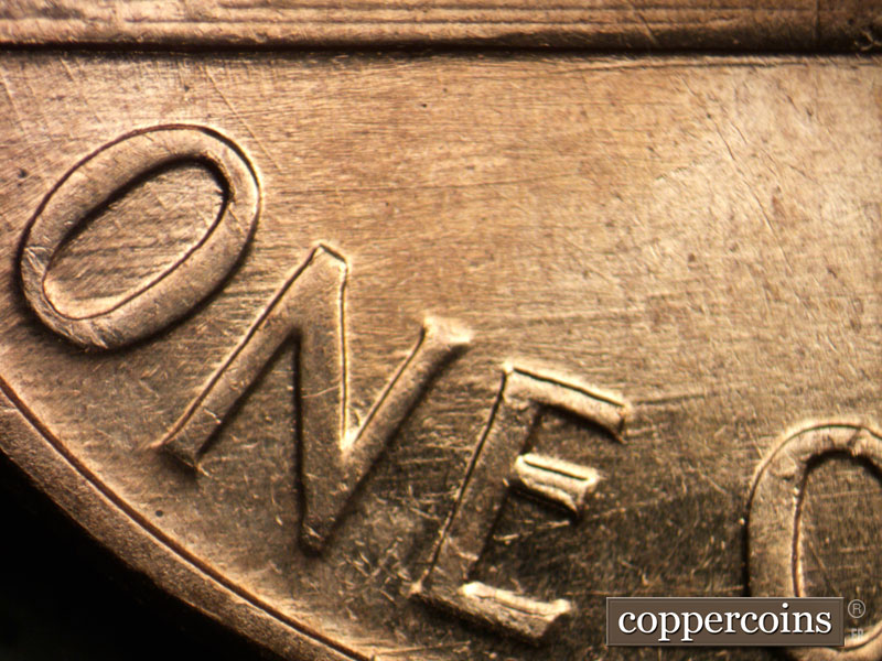 Die-stage C marker on 1960D•1MM•205 (1960 Repunched Mint Mark).