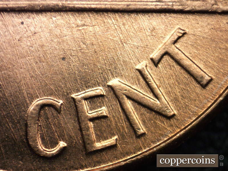 Die-stage C marker on 1960D•1MM•207 (1960 Repunched Mint Mark).