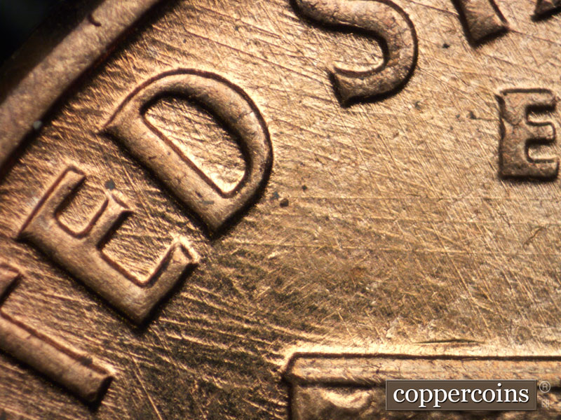 Die-stage C marker on 1960D•1MM•207 (1960 Repunched Mint Mark).