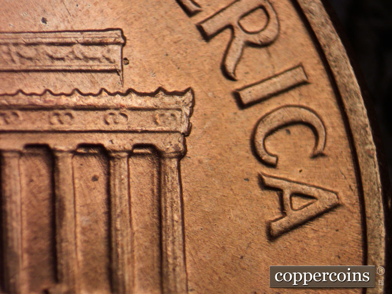 Die-stage A marker on 1960D•1MM•211 (1960 Repunched Mint Mark).