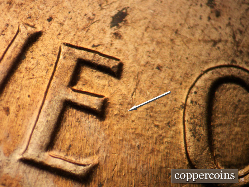 Die-stage C marker on 1960D•1MM•211 (1960 Repunched Mint Mark).
