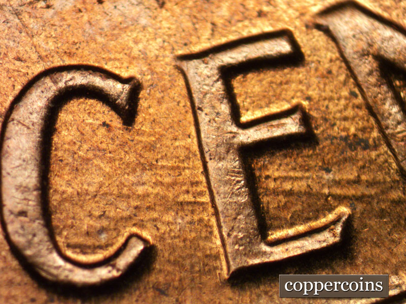 Die-stage B marker on 1960D•1MM•221 (1960 Repunched Mint Mark).