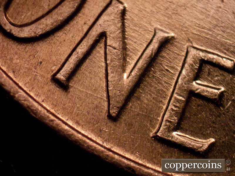 Die-stage B marker on 1960D•1MM•238 (1960 Repunched Mint Mark).