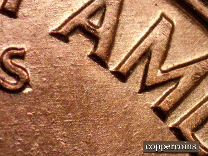 Die-stage B marker on 1960D•1MM•240 (1960 Repunched Mint Mark).