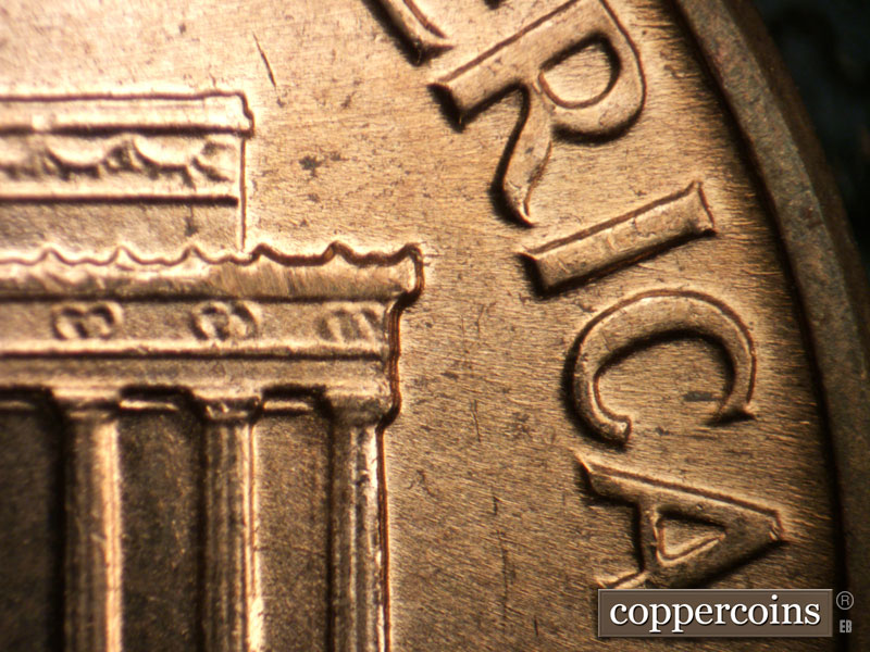 Die-stage B marker on 1960D•1MM•248 (1960 Repunched Mint Mark).