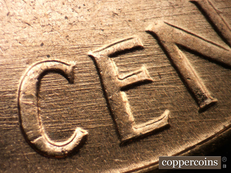 Die-stage B marker on 1960D•1MM•248 (1960 Repunched Mint Mark).