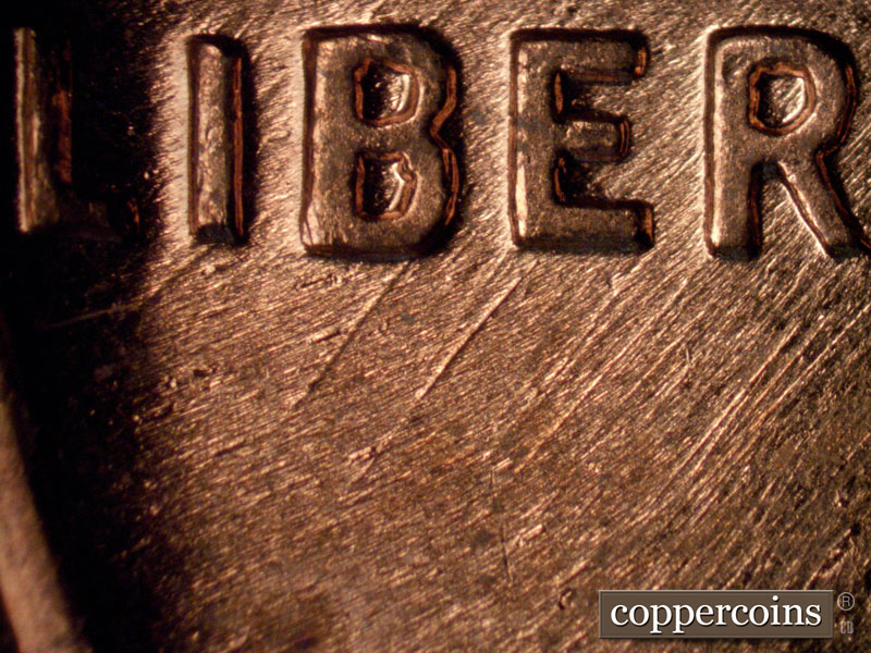 Die-stage B marker on 1960D•1MM•266 (1960 Repunched Mint Mark).