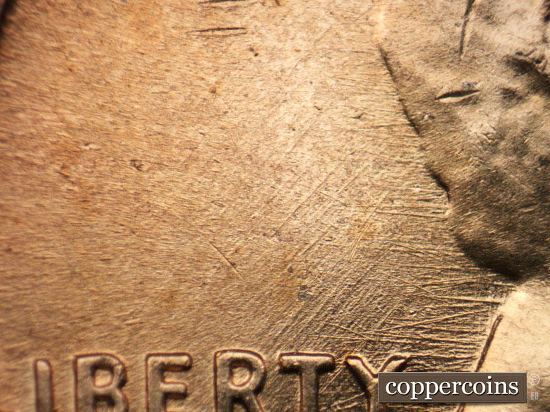 Die-stage C marker on 1960D•1MM•266 (1960 Repunched Mint Mark).