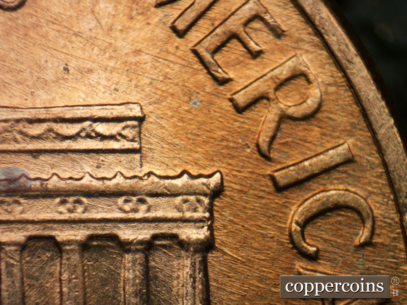 Die-stage C marker on 1960D•1MM•266 (1960 Repunched Mint Mark).