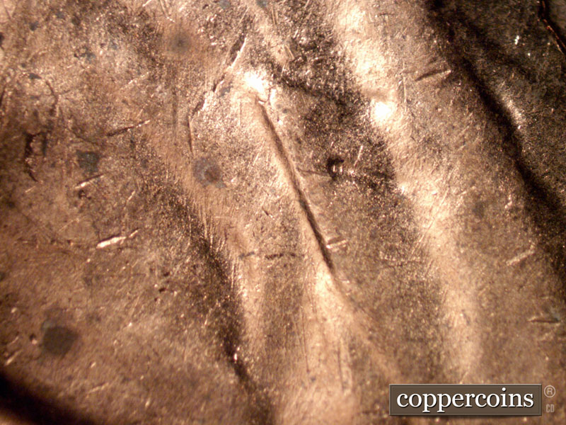 Die-stage B marker on 1960D•1MM•270 (1960 Repunched Mint Mark).