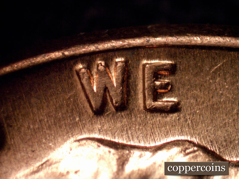 Die-stage B marker on 1960D•1MM•270 (1960 Repunched Mint Mark).