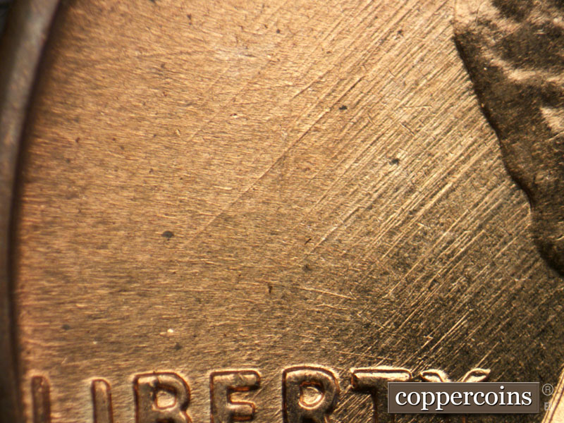 Die-stage B marker on 1960D•1MM•273 (1960 Repunched Mint Mark).