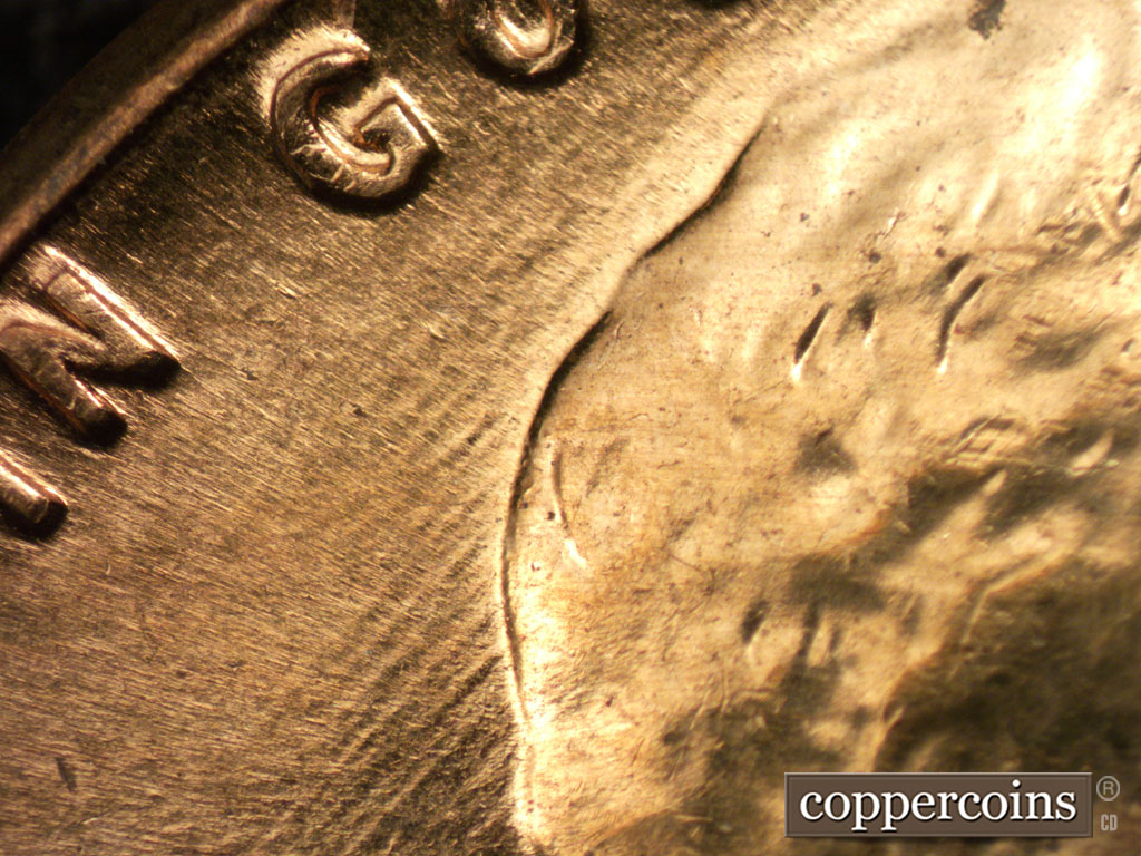 Die-stage C marker on 1960D•1MM•273 (1960 Repunched Mint Mark).