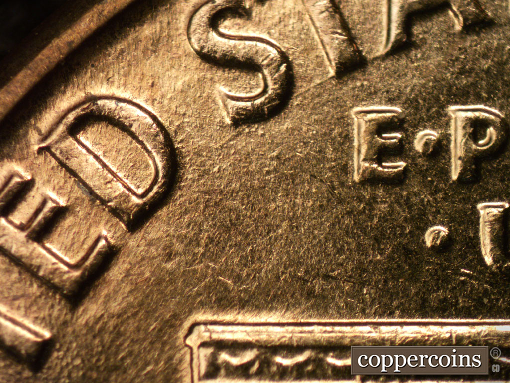 Die-stage C marker on 1960D•1MM•273 (1960 Repunched Mint Mark).