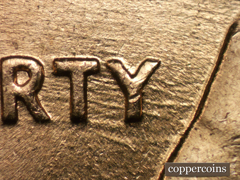 Die-stage C marker on 1960D•1MM•274 (1960 Repunched Mint Mark).