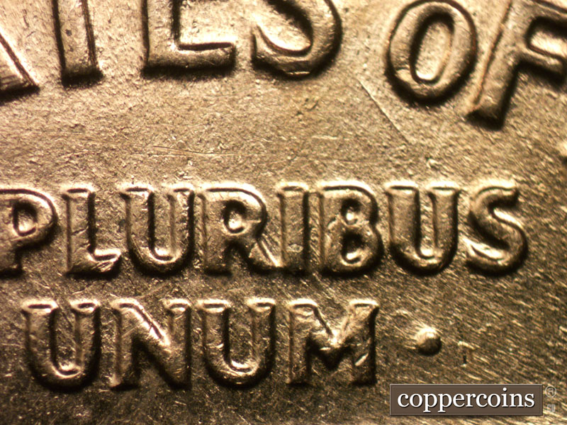 Die-stage C marker on 1960D•1MM•274 (1960 Repunched Mint Mark).