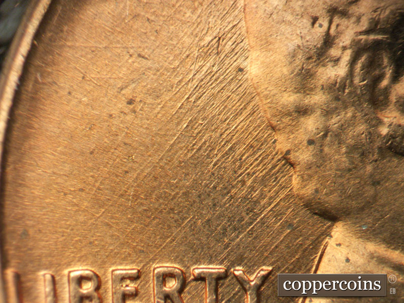 Die-stage B marker on 1960D•1MM•276 (1960 Repunched Mint Mark).