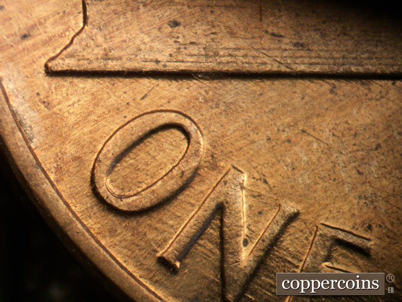 Die-stage C marker on 1960D•1MM•284 (1960 Repunched Mint Mark).